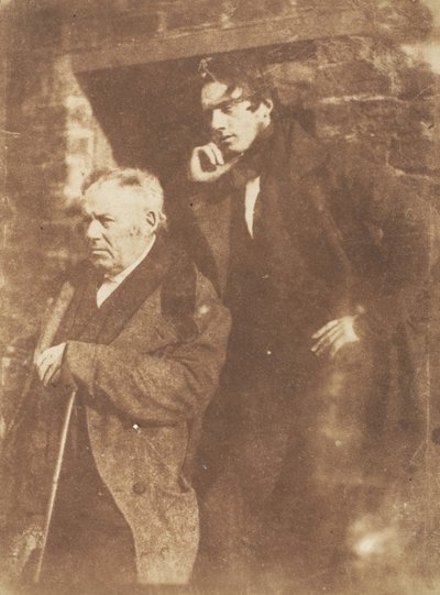 Rev. Miller e suo figlio Rev. Samuel Miller, 1843-47 da Hill and Adamson