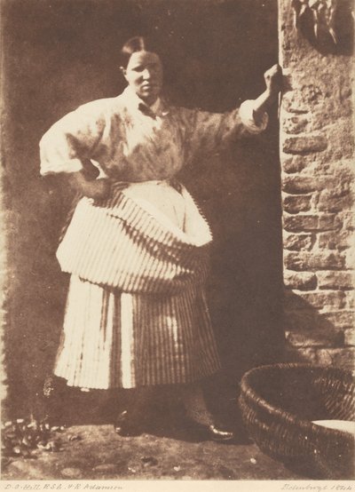 Una pescatrice di Newhaven, 1844 (foto) da David Octavius Hill