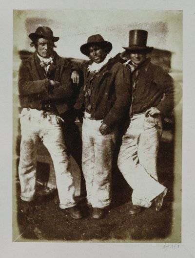 Pescatori a terra, c.1843-47 da David Octavius Hill