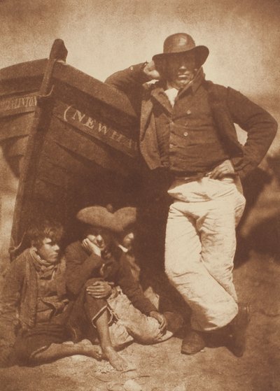 James Linton e tre ragazzi, Newhaven da David Octavius Hill