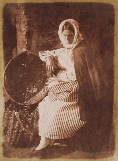 Mrs Hall, Newhaven, 1843-47 da David Octavius Hill
