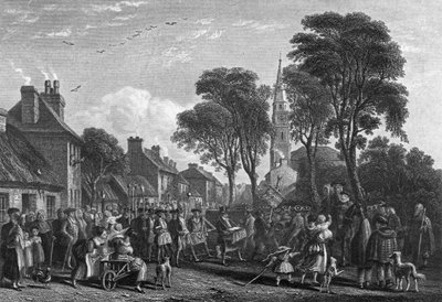 Tarbolton, Processione della Loggia di San Giacomo, 1846 da David Octavius Hill