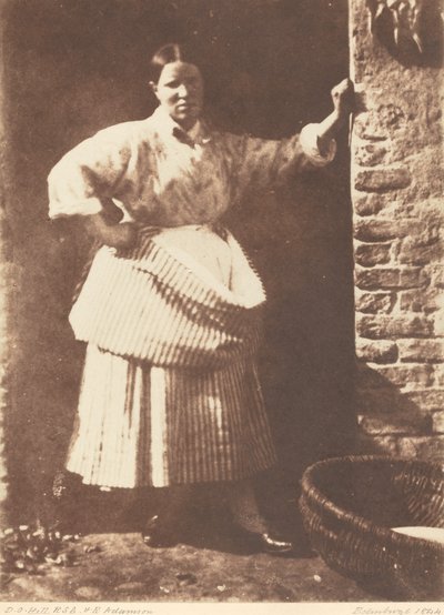 Una pescatrice di Newhaven da David Octavius Hill and Robert Adamson