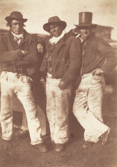 Alexander Rutherford, William Ramsay e John Linton da David Octavius Hill and Robert Adamson