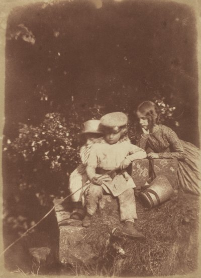 Alla piscina dei pesciolini da David Octavius Hill and Robert Adamson