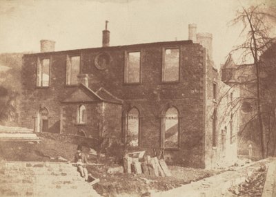 Cappella di Lady Glenorchy durante la demolizione, sul sito della stazione di Waverley da David Octavius Hill and Robert Adamson