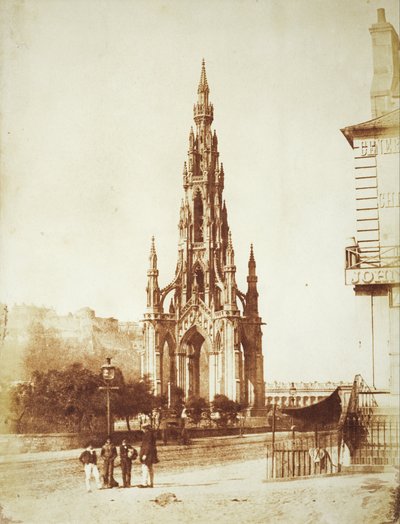 Il monumento a Scott, Edimburgo da David Octavius Hill and Robert Adamson