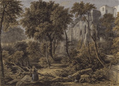 Abbazia di Dunfermline da David Octavius Hill and Robert Adamson