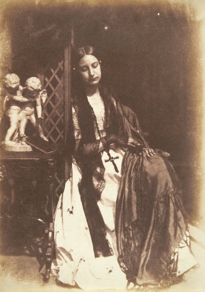 Miss Elizabeth Rigby (1809-93) poi Lady Eastlake, c.1844 da David Octavius Hill and Robert Adamson