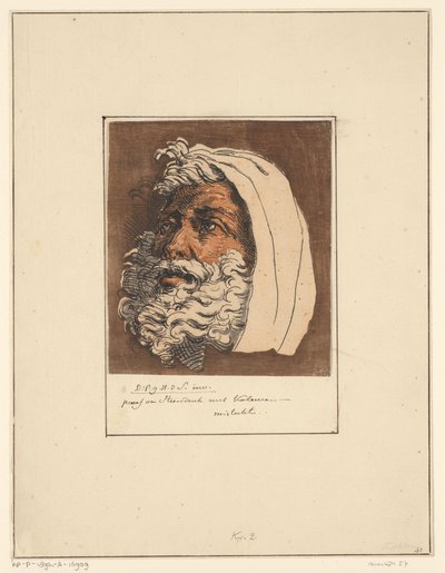 Testa di un vecchio da David Pièrre Giottino Humbert de Superville