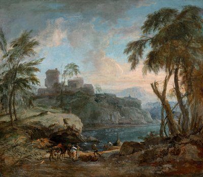 Paesaggio ideale (atmosfera serale) da David Richter d. Ä.