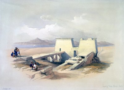 Tempio di Wady Saboua, Nubia da David Roberts, Louis Haghe