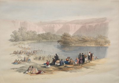 Sponde del Giordano, 1839 da David Roberts