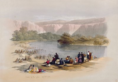Sponde del Giordano, 2 aprile 1839, tavola 48 dal Volume II di 