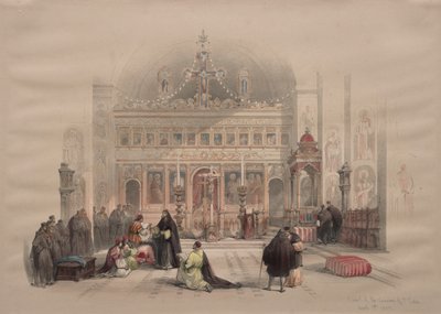 Cappella del convento di San Saba da David Roberts