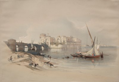 Cittadella di Sidone, 1839 da David Roberts
