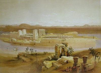 David Roberts Isola del Tempio Philae da David Roberts