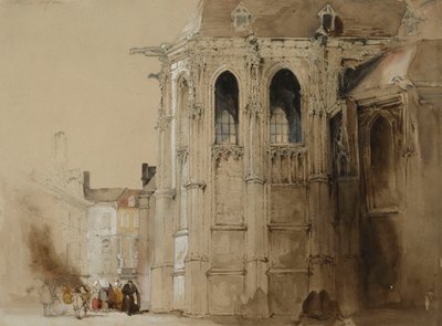 Dieppe, 1828 da David Roberts