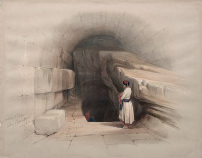 Fontana di Siloe, Valle di Giosafat, 1839 da David Roberts
