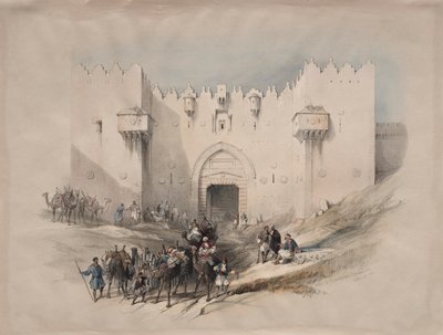 Porta di Damasco, Gerusalemme da David Roberts