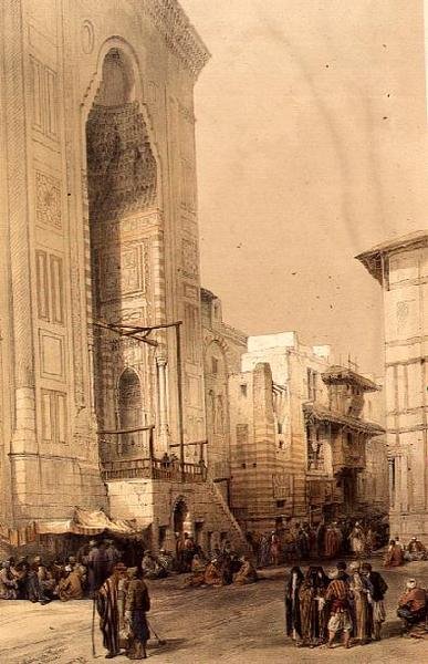 Grande ingresso alla Moschea del Sultano Hasan, da 