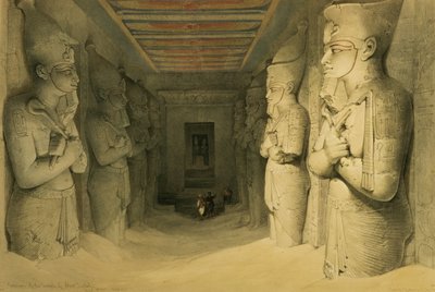 Interno del Tempio di Abu Simbel, da 