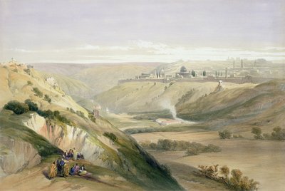 Gerusalemme, 5 aprile 1839 da David Roberts