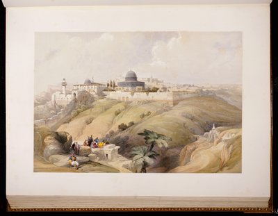 Gerusalemme, 9 aprile 1839, inciso da Louis Haghe, 1843 da David Roberts
