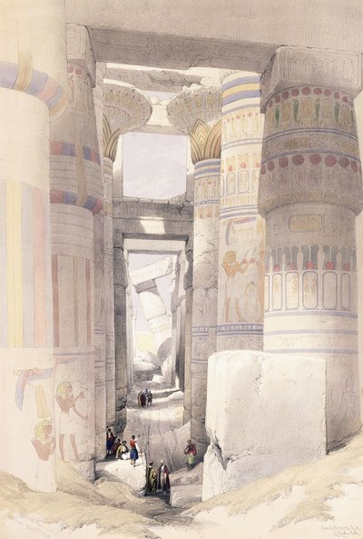 Karnac, 27 novembre 1838, 1842-1849 da David Roberts