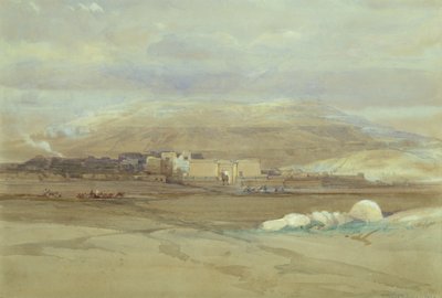 Medinet Habou, Tebe da David Roberts