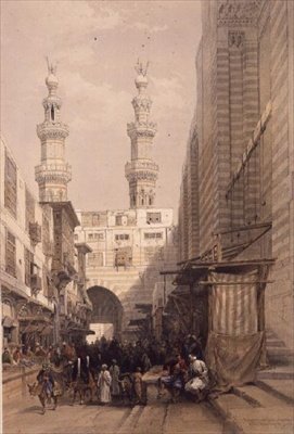 Minareti e Grande Ingresso alla Moschea dei Metwalys, Il Cairo, da 