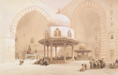Moschea del Sultano Hassan, 1848 da David Roberts