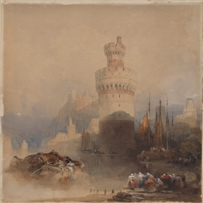 Oberwesel sul Reno da David Roberts
