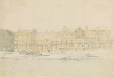 Un palazzo sul fiume da David Roberts