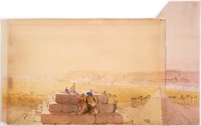 Piramidi, XIX secolo da David Roberts
