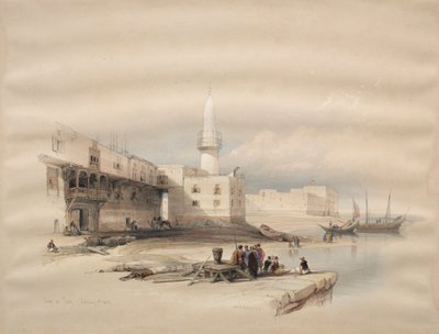 Molo a Suez, 1839 da David Roberts