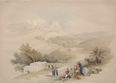 Rovine della Chiesa di San Giovanni Sabaste da David Roberts