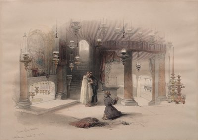 Santuario della Natività, Betlemme, 1839 da David Roberts