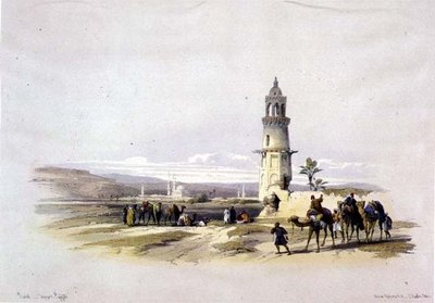 Sioul, Alto Egitto, da "Egitto e Nubia", Vol.1 da David Roberts