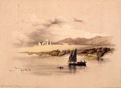 Tempio di Amdda di Halsaya in Nubia, da "Egitto e Nubia", Vol.1 da David Roberts