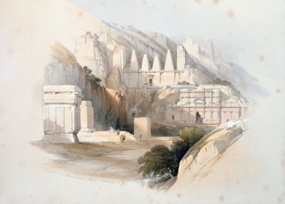 La necropoli, Petra, dal Volume III di 