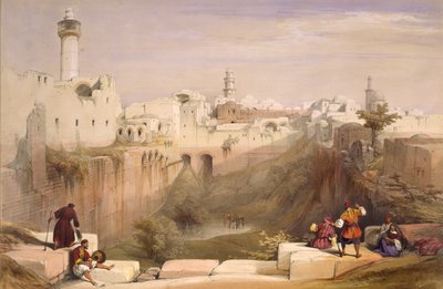 La Piscina di Betesda, Gerusalemme da David Roberts