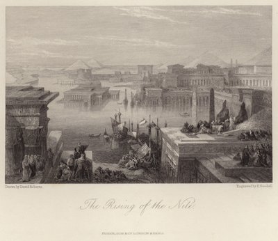 La piena del Nilo da David Roberts