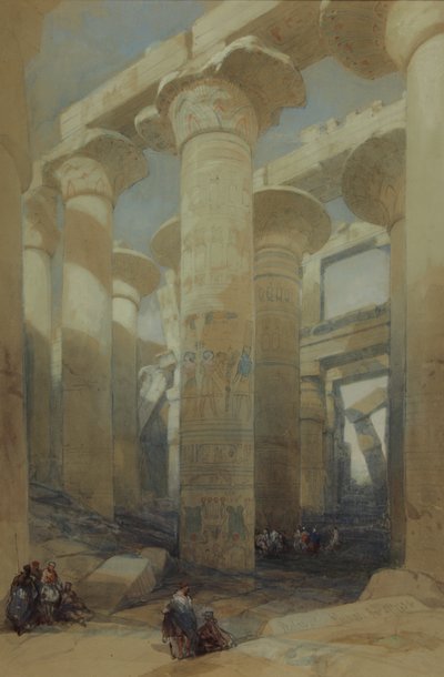 Il tempio, Karnak da David Roberts