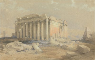 Il Tempio di Baalbec da David Roberts