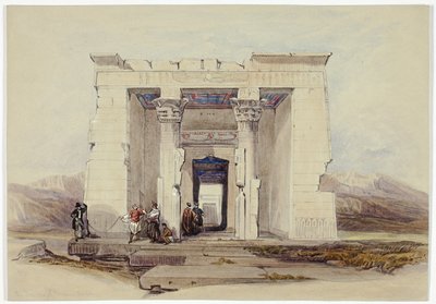 Il tempio di Dendour, Nubia da David Roberts