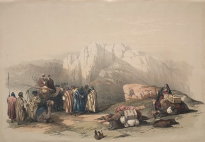 Tomba di Aronne, Cima del Monte Horeb da David Roberts