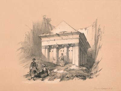 Tomba di Zaccaria, 1855 da David Roberts
