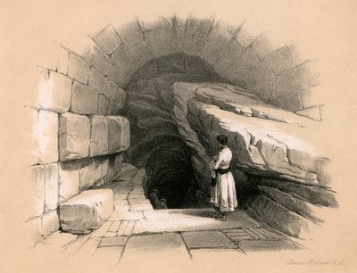 Fontana superiore di Siloe, 1855 da David Roberts