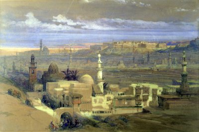Vista del Cairo da David Roberts